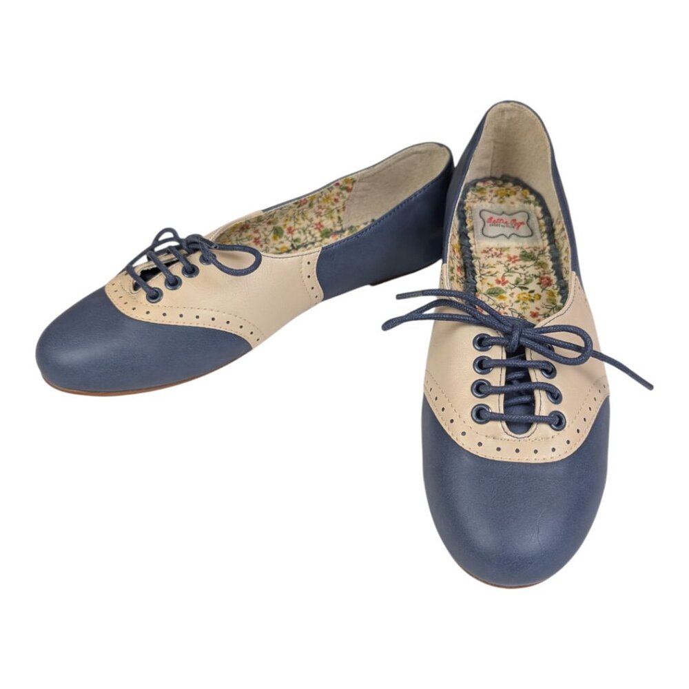 Bettie Page by Ellie | ModCloth Study Buddy Oxford Flats | Size 10 - Picture 3 of 12